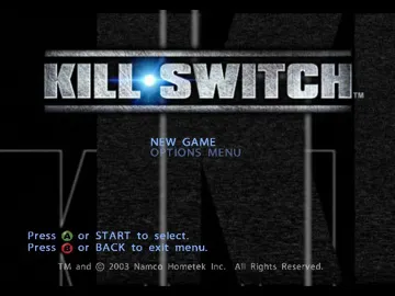 Kill Switch (USA) screen shot title